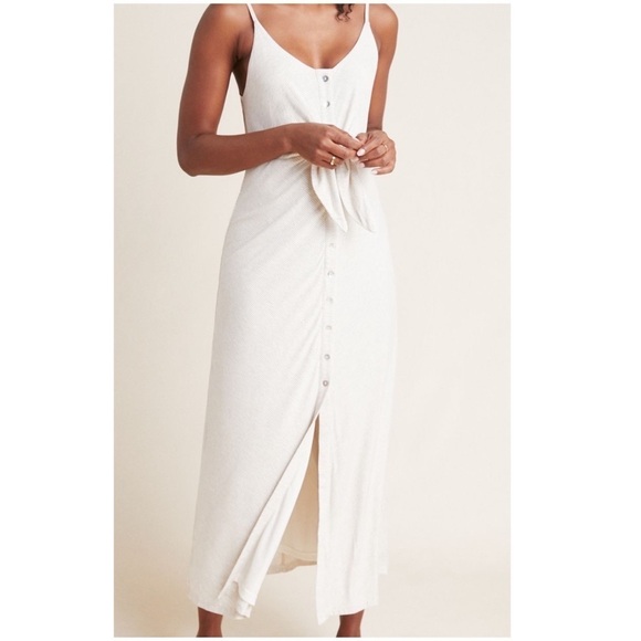 NWT Anthropologie Levina Tie Front Maxi Dress Women’s size large Saturday sunday - Picture 2 of 8